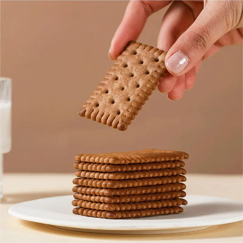 Biscotti al latte al gusto cioccolato al latte