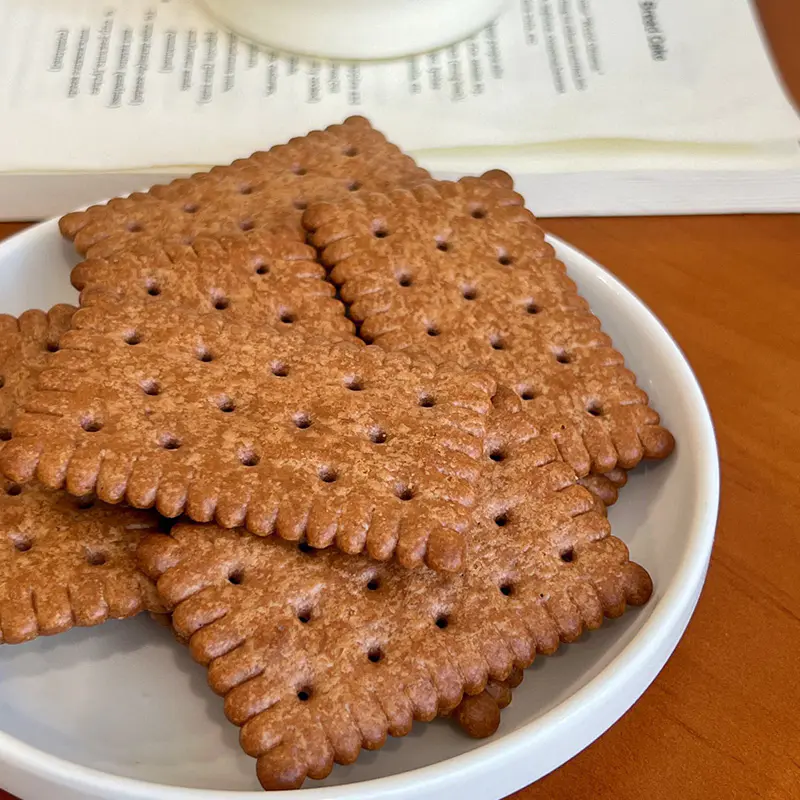 Biscotti al latte al gusto cioccolato al latte