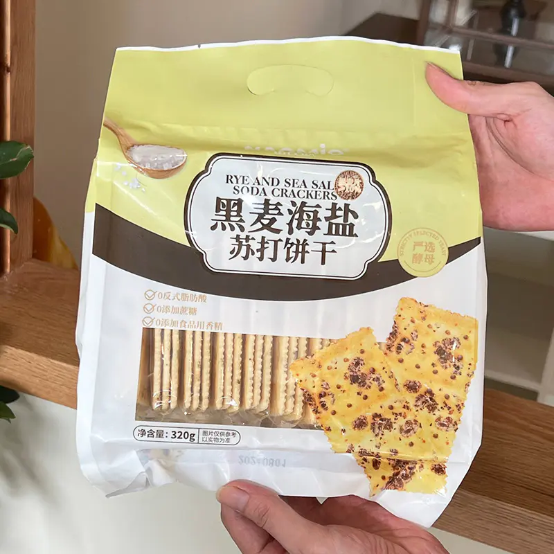 Cracker Di Soda Alla Segale E Sale Marino
