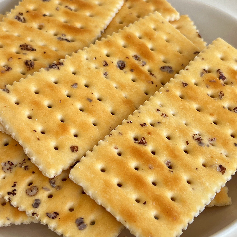 Cracker Di Soda Alla Segale E Sale Marino