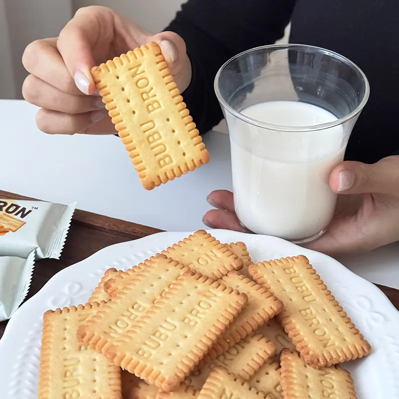 Biscotti al gusto di formaggio all'uovo ad alto contenuto proteico DHA
