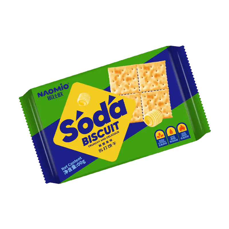 Cracker di soda e sale marino